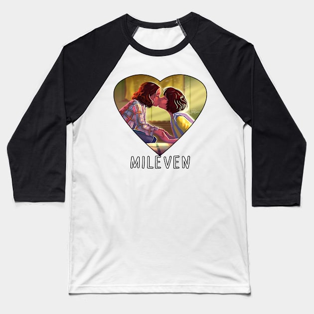 MILEVEN4 Baseball T-Shirt by joseramos